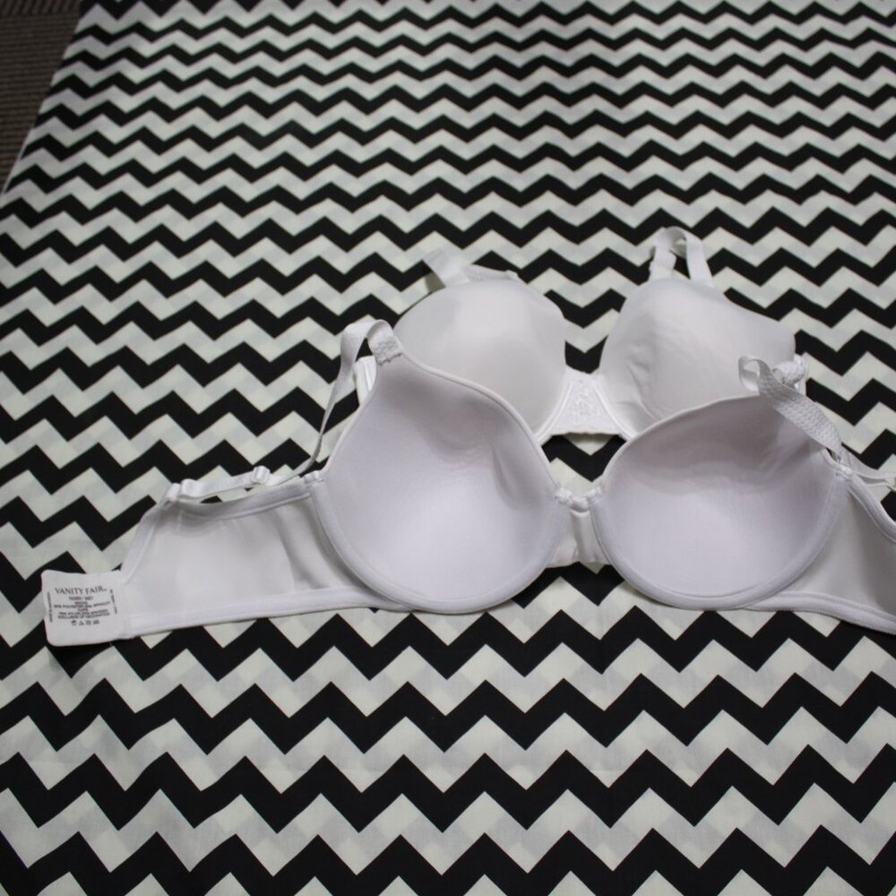 Vanity Fair Beauty Back Full Figure Minimizer Underwire Bras (2 Bras)---Size 36D - Picture 5 of 9